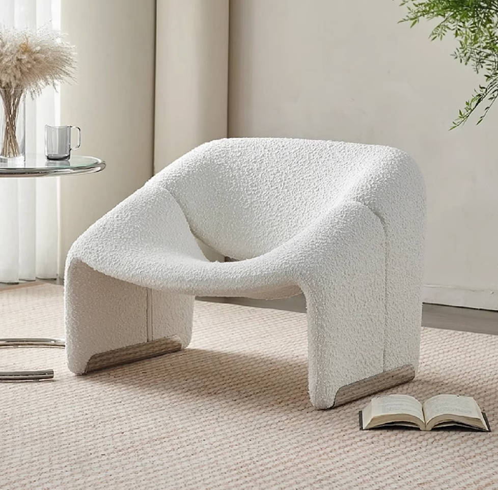 Smile single sofa chair living room lazy balcony home leisure special-shaped recliner